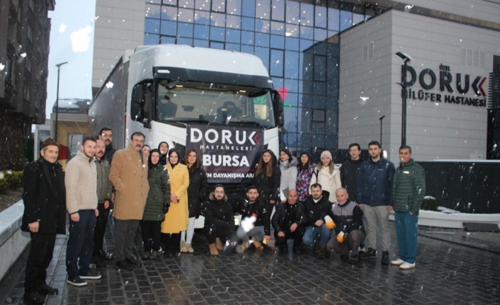 Doruk Hastaneleri’nden deprem bölgesine anlamlı yardım